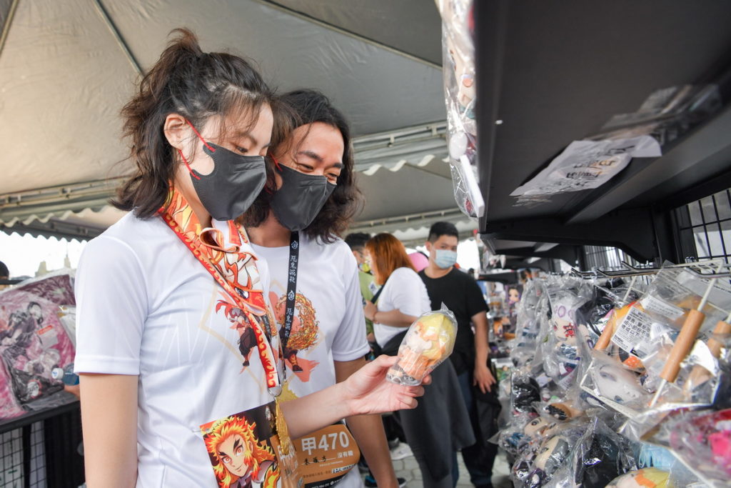 路跑現場滿滿鬼滅周邊商品讓粉絲滿載而歸