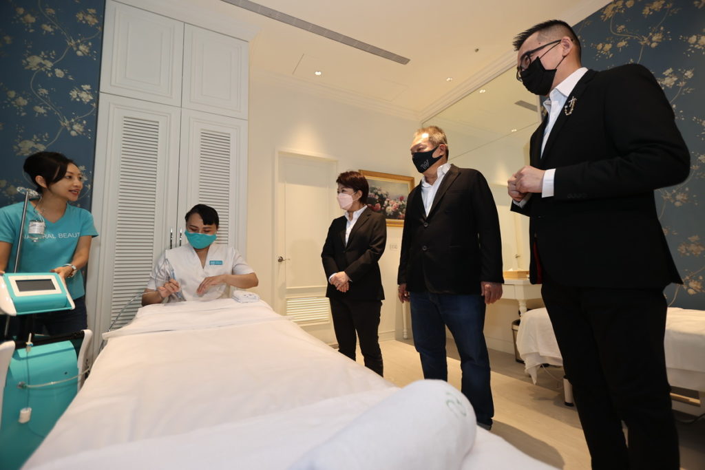 東森麗格薈三樓是東森自然美最大的旗艦生技美學中心。