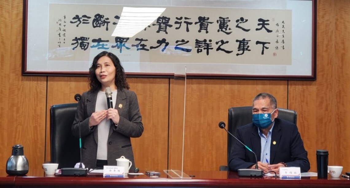 中油邀請彰化地檢署檢察長俞秀端演說    強化高階主管廉安思維