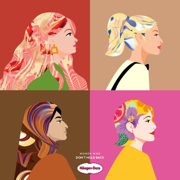 Häagen-Dazs 在全球市場慶祝國際婦女節，聚焦「不退縮的女性」