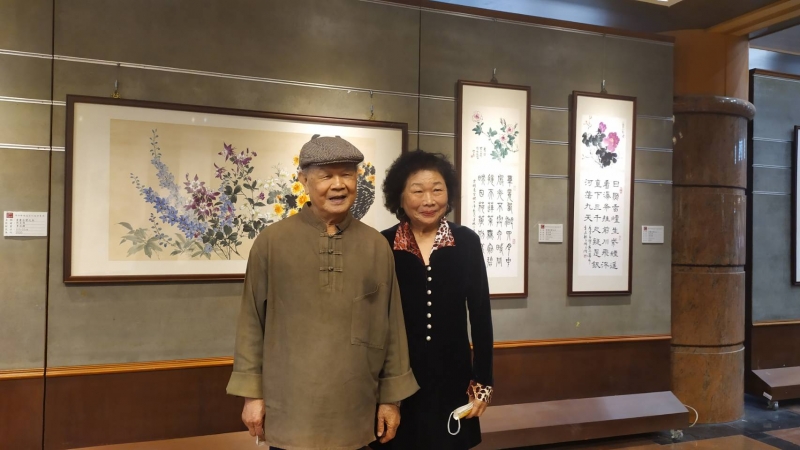 八十歡喜向前行 建國科大辦張自強、陳誼芝夫妻聯展