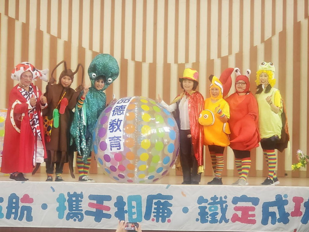 嘉義地檢署張檢察長扮演「智者」的腳色演出