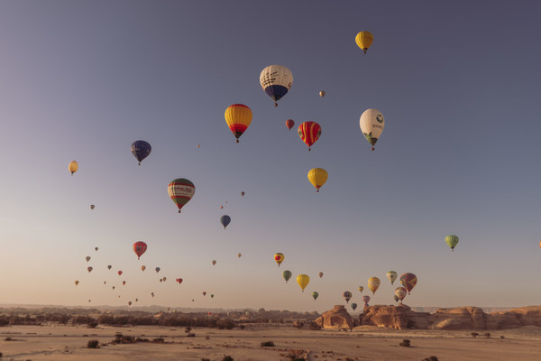 Hot Air Balloon Festival - AlUla Moments - March 2022 Hot Air Balloon Festival - AlUla Moments - March 2022