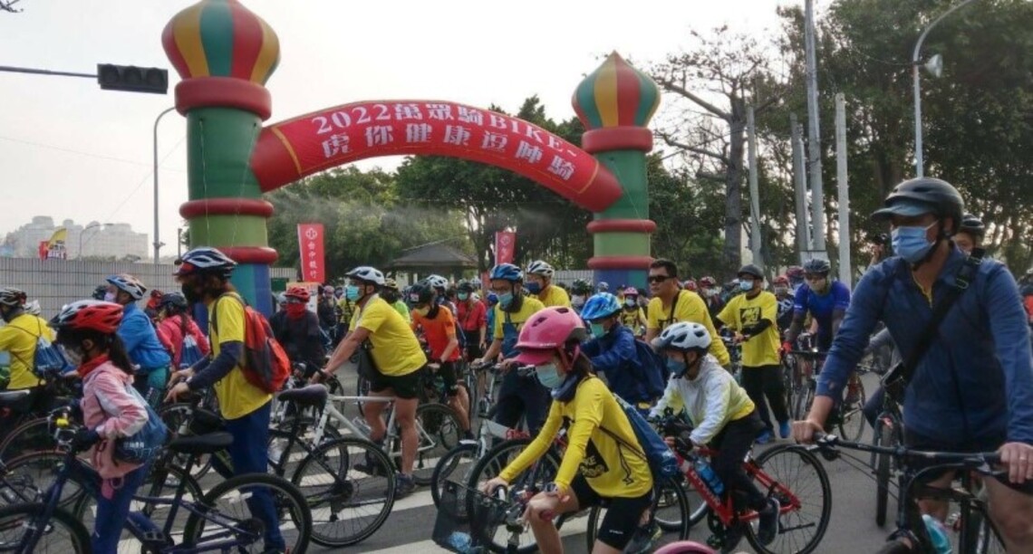 2022萬眾騎BIKE大甲出發 運動與宗教結合推廣台中之美