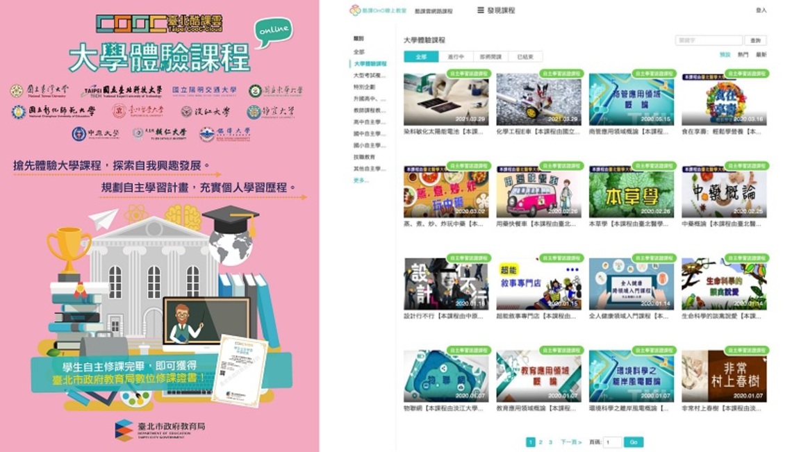 臺北酷課雲精選43門大學體驗課程 全國高中生修課可拿數位證書!