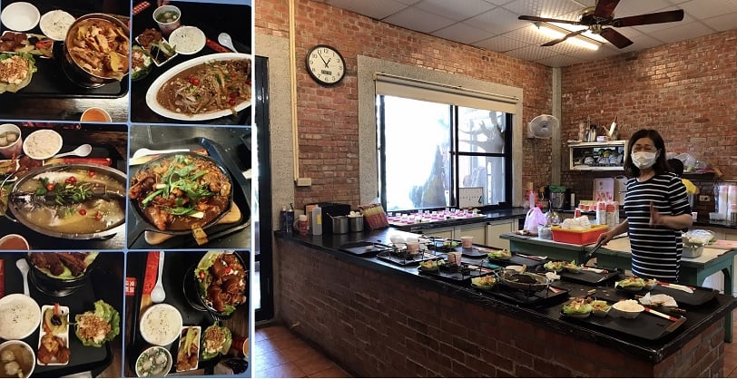 可能是 1 人、食物、室內和磚牆的圖像