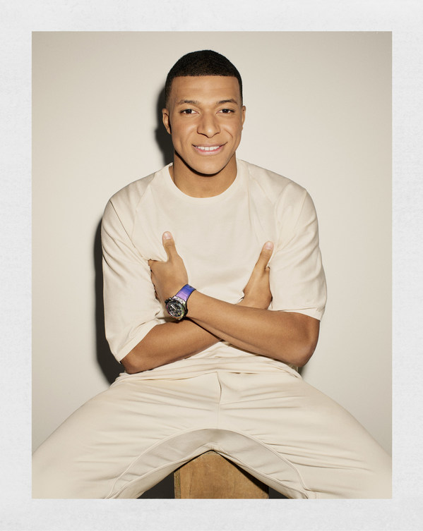 Hublot Ambassador Kylian Mbappé shot by Ezra Petronio Hublot Ambassador Kylian Mbappé shot by Ezra Petronio
