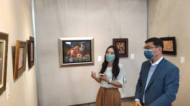 陳民芳西畫個展 從創作中找到屬於自己的美域