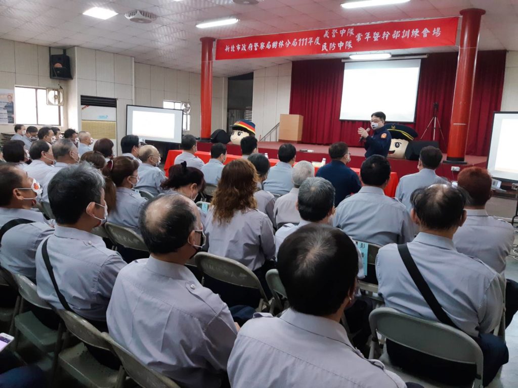 樹林分局分局長趙家輝表示：義警民防是警察工作好夥伴、也是警察靠山   (圖片提供：樹林分局) 