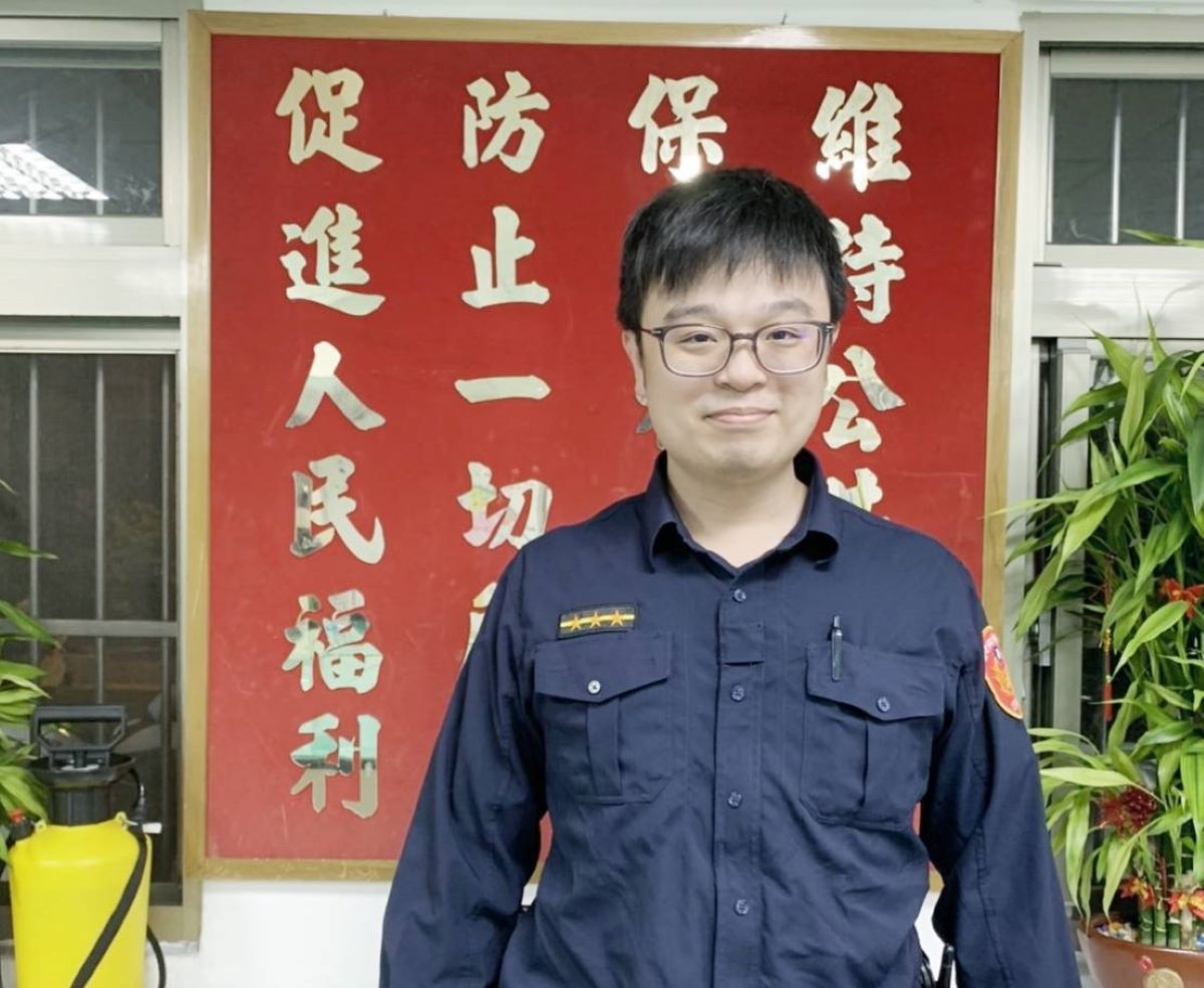 。同德派出所，處理警員陳冠全。