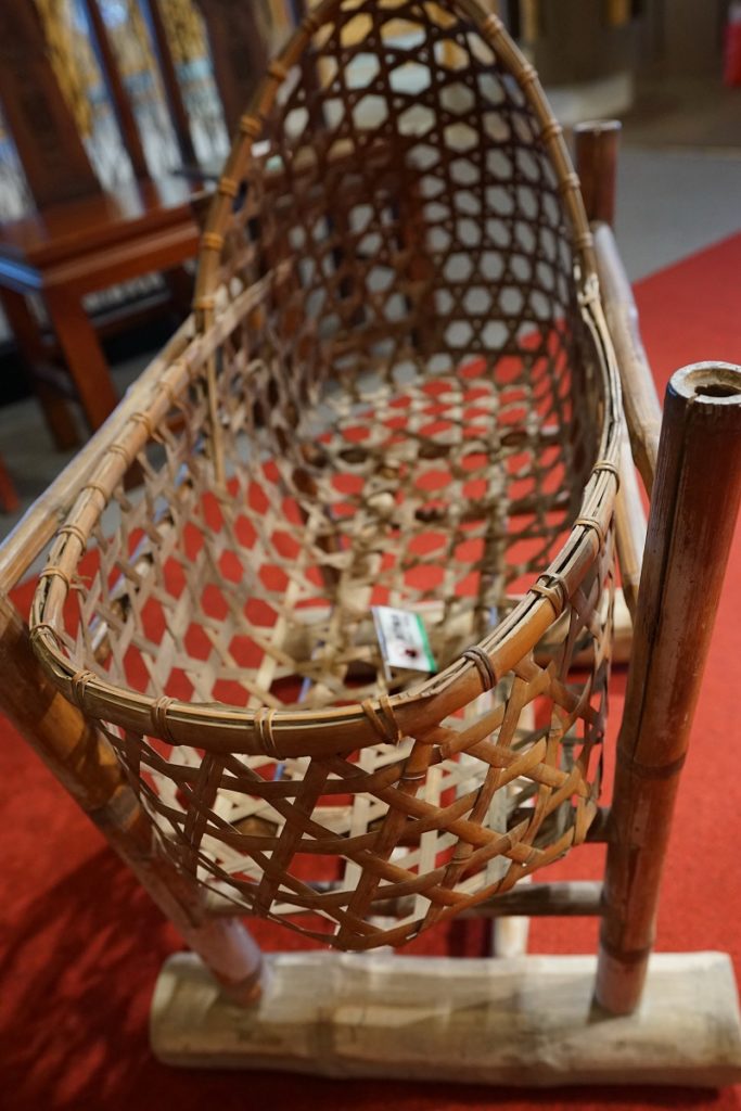 舊時的嬰兒搖籃(圖/工藝中心提供)