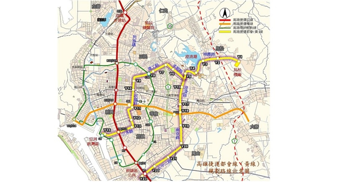 高捷都會線(黃線)規劃 政院核定綜合規劃報告 市府朝111年動工目標邁進