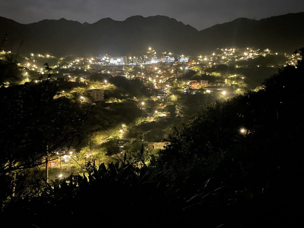 鳥瞰九份夜景