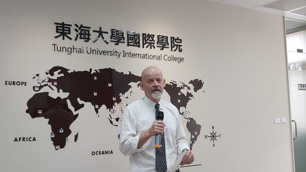東海大學國際學院院長幸雅各發起協助烏克蘭學生獎學金計畫(圖/陳惠玲攝影)