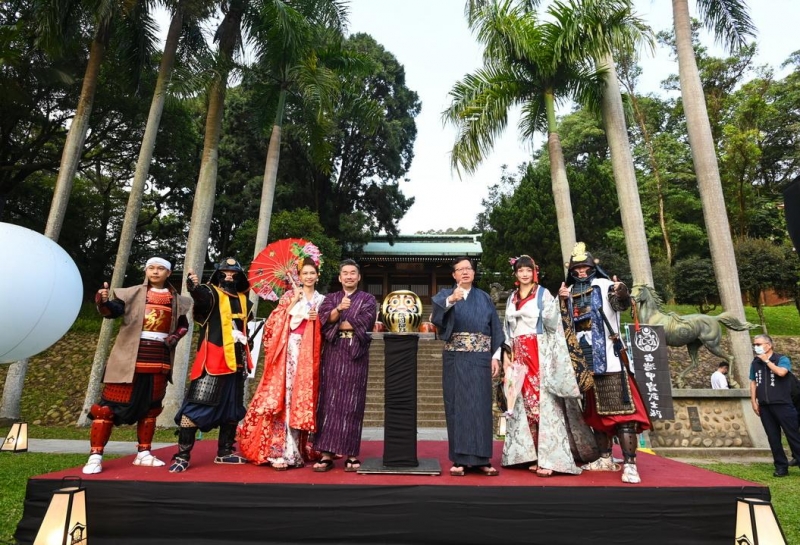 桃園神社元宇宙光影藝術祭開幕 日式建物中感受文化魅力