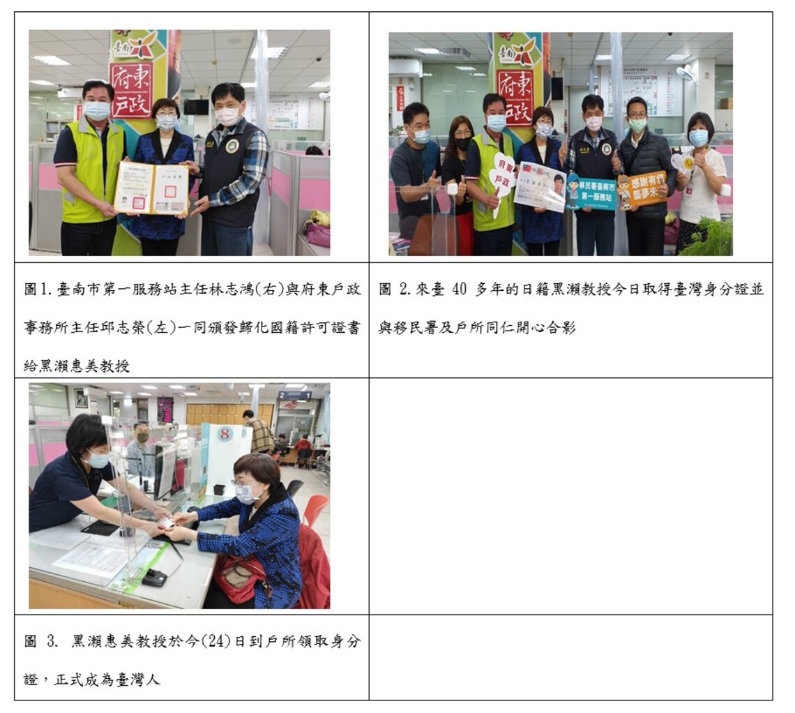 最愛臺灣濃厚人情味 日籍教授以高級專業人才歸化