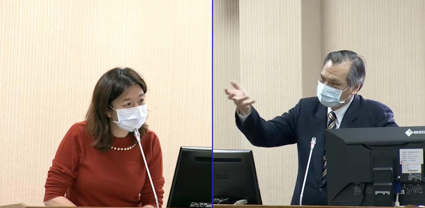 林靜儀追重大工安事故是個案或連動 陳明通:掌握訊息是個案 50 民進黨立委林靜儀3月24日質詢國安局長陳明通。(2)