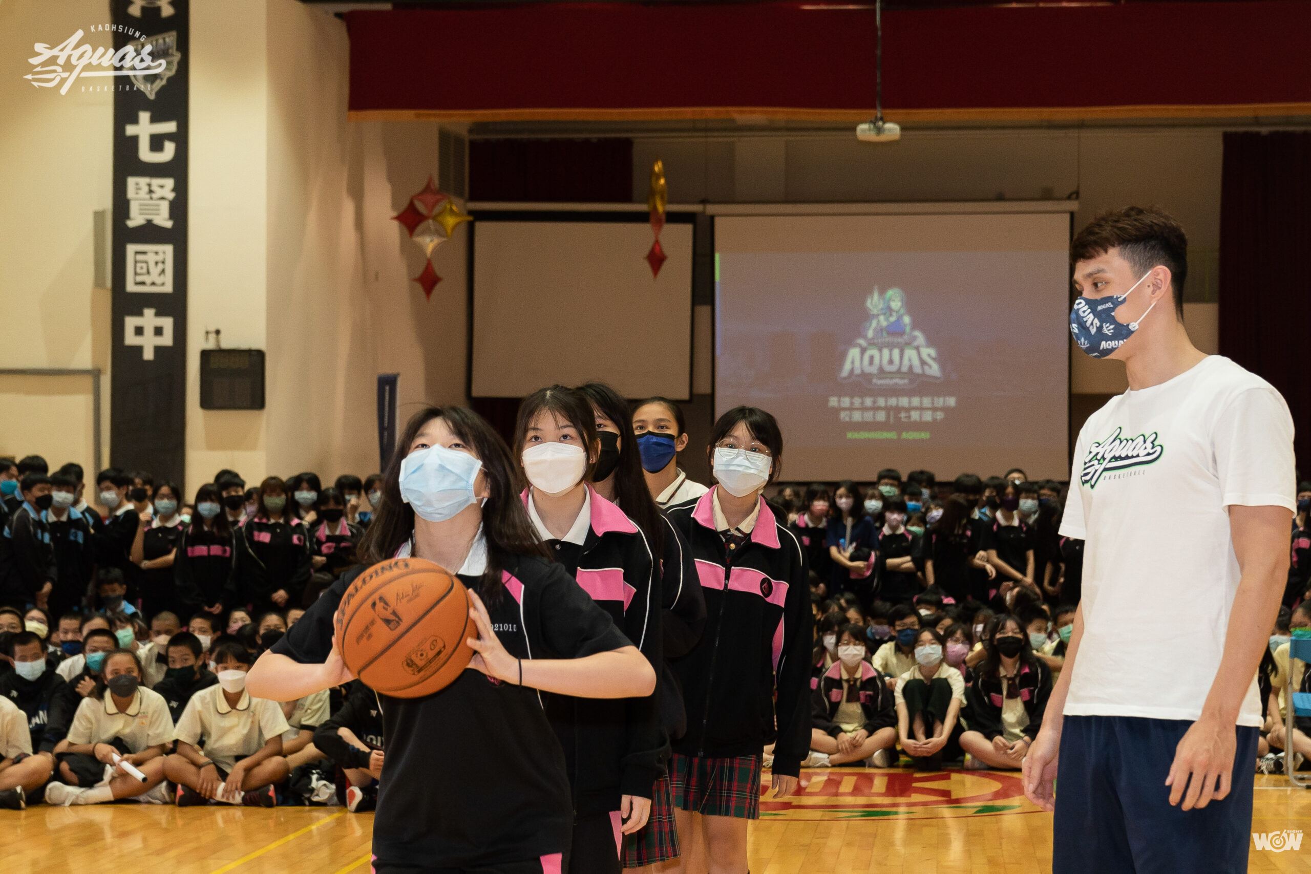《T1》前進七賢國中深耕基層 高雄全家海神播下籃球種子