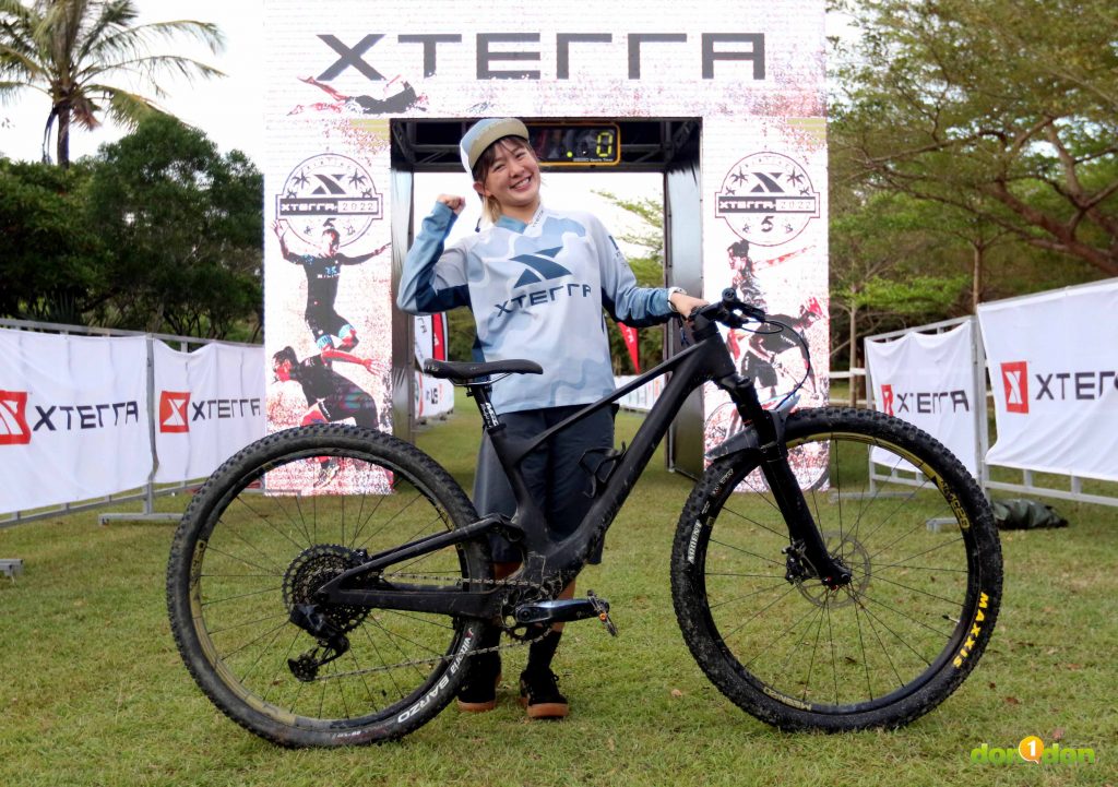 151 林彥君,這次也順利的完成了越野三項的挑戰。圖片來源:XTERRA TAIWAN