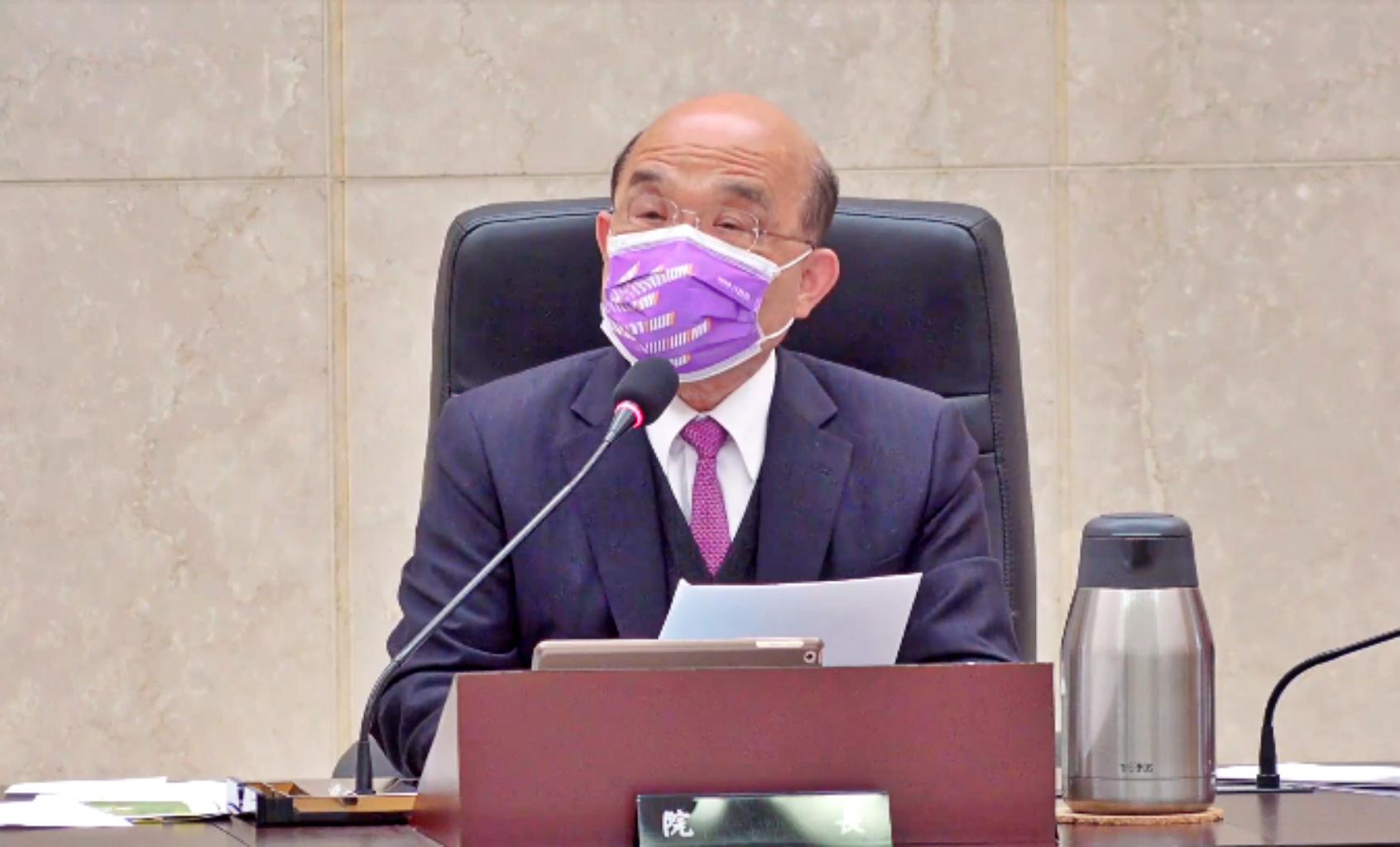 【匯流民調3月定期調查4-1】受大停電影響 三月蔡英文總統、蘇貞昌院長滿意度雙雙下跌 72 行政院長蘇貞昌。