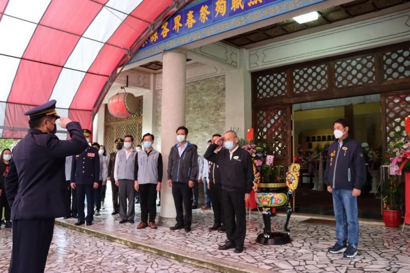 苗縣舉辦春祭陣亡官兵及因公殉職烈士 遙祭黃陵聯合祭典