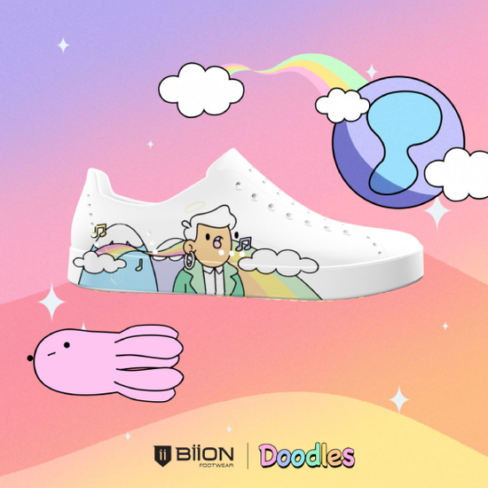 地球買不到!全球知名藍籌NFT IP-「Doodles」元宇宙即刻登陸 BiiON 攜手Qubic打造元宇宙門市 推虛擬NFT兌換公益實體潮鞋