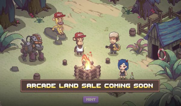 無聊猿遊戲團隊最新力作！兼具社交及GameFi的元宇宙「Arcade」，土地販售4/1啟動！