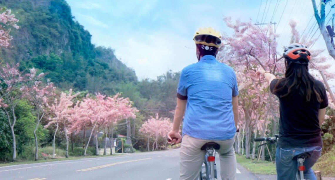 春假騎向粉紅大道！茂管處邀大家玩騎「最粉嫩自行車路線」