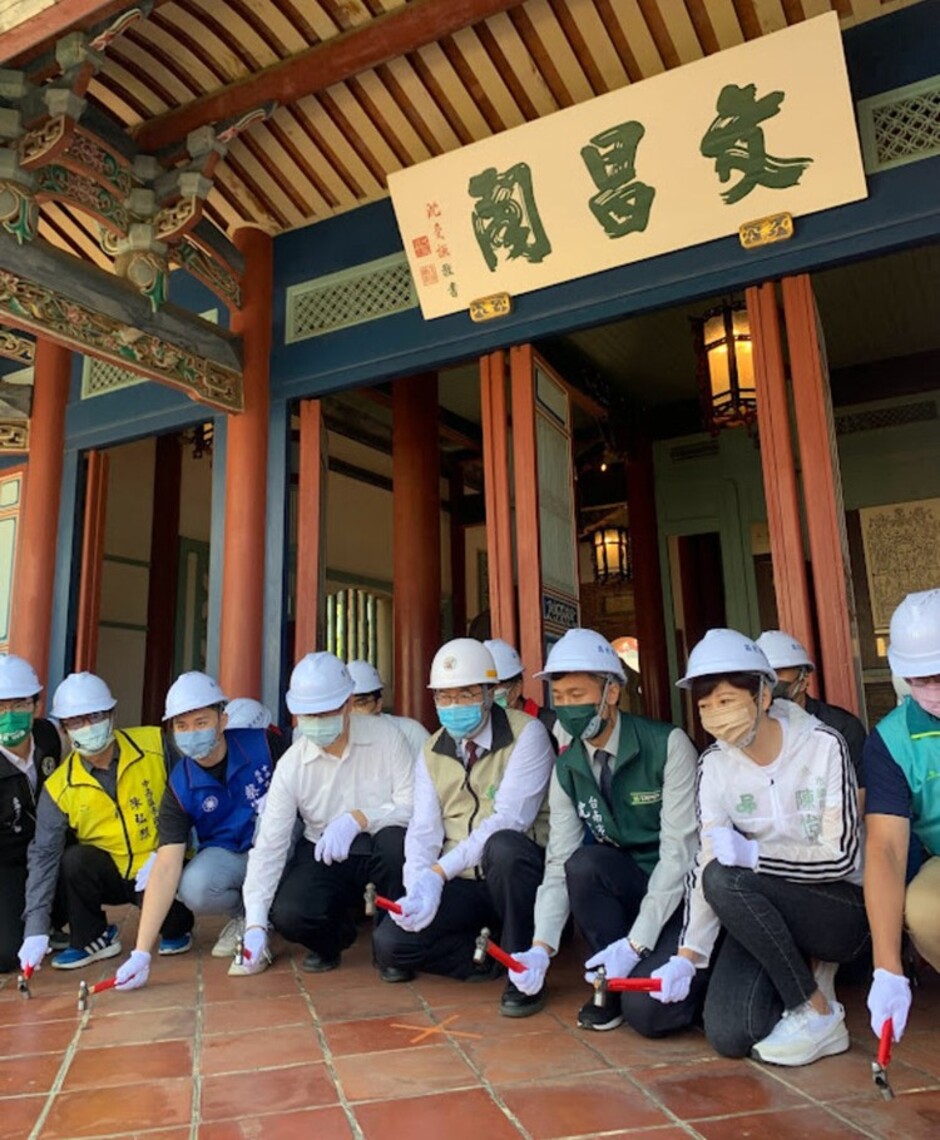 台南赤嵌樓古蹟修復動工