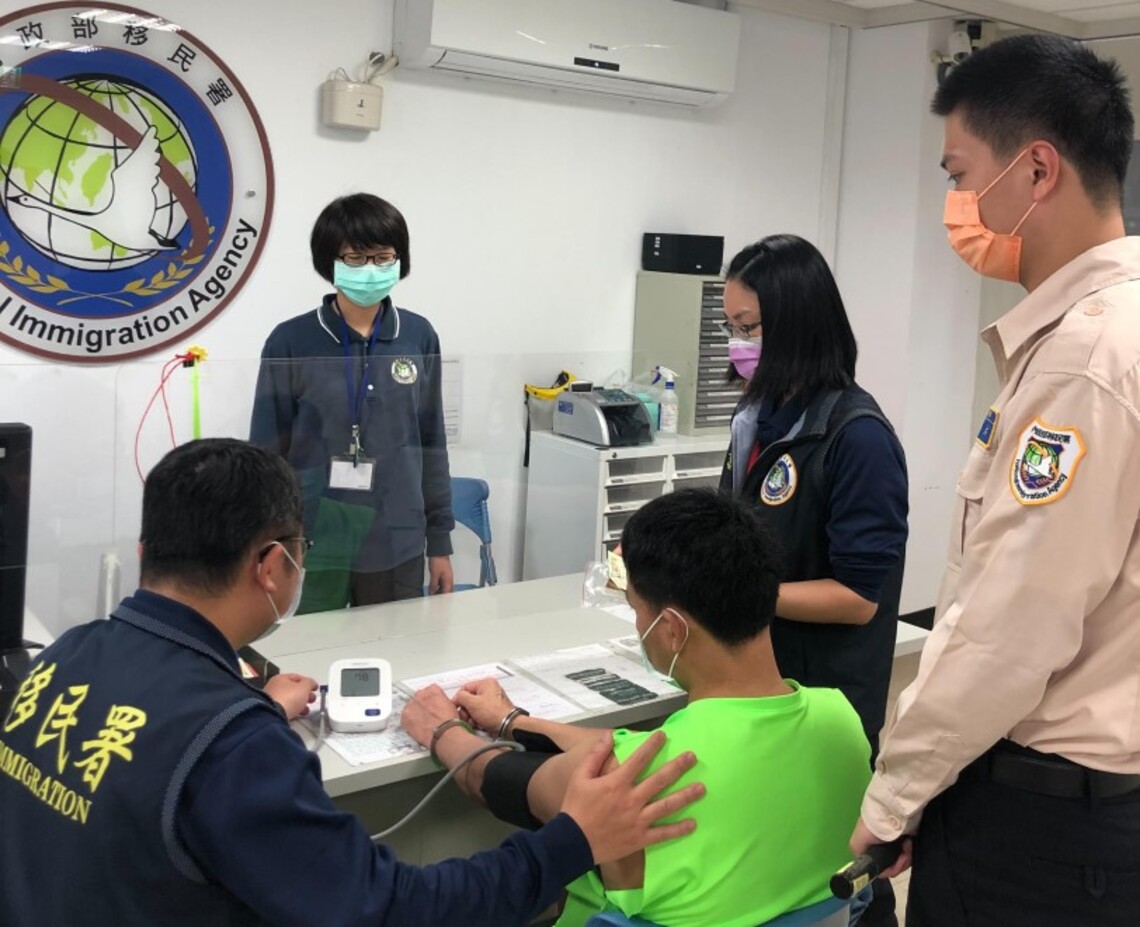 移民署關懷受收容人健康   提供溫馨醫療服務