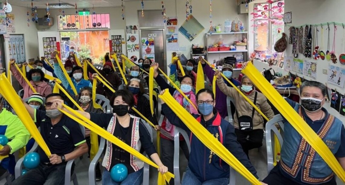 縣府導入體適能團隊進入最高海拔利稻文健站 饒慶鈴:促進長者動能 打造健康部落