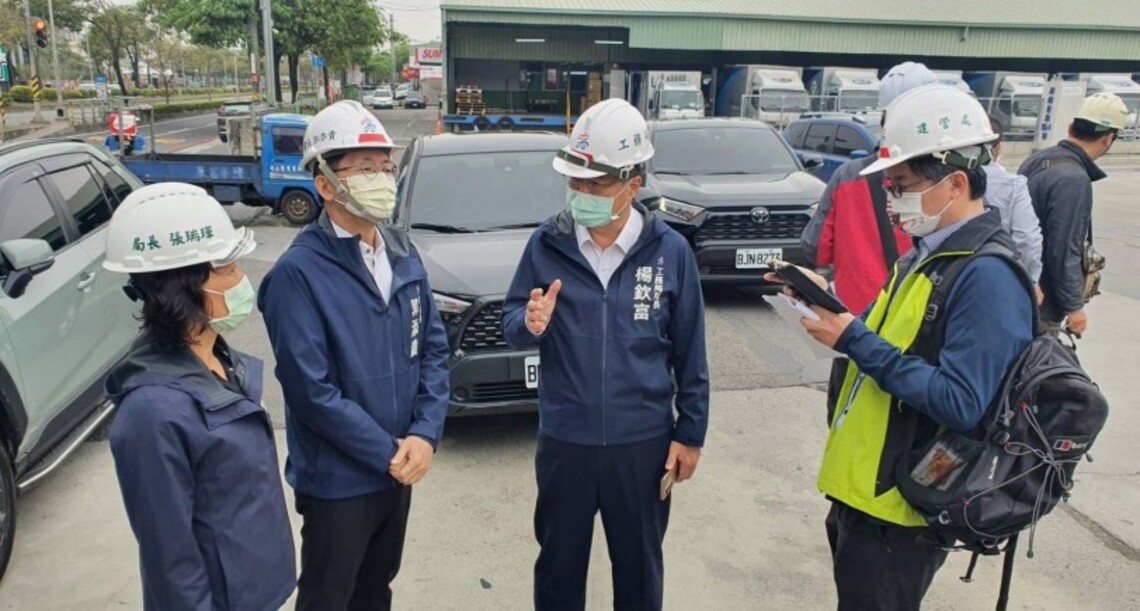 高市府今日專案稽查東南集團等7處營建工地 針對缺失重罰並勒令停工