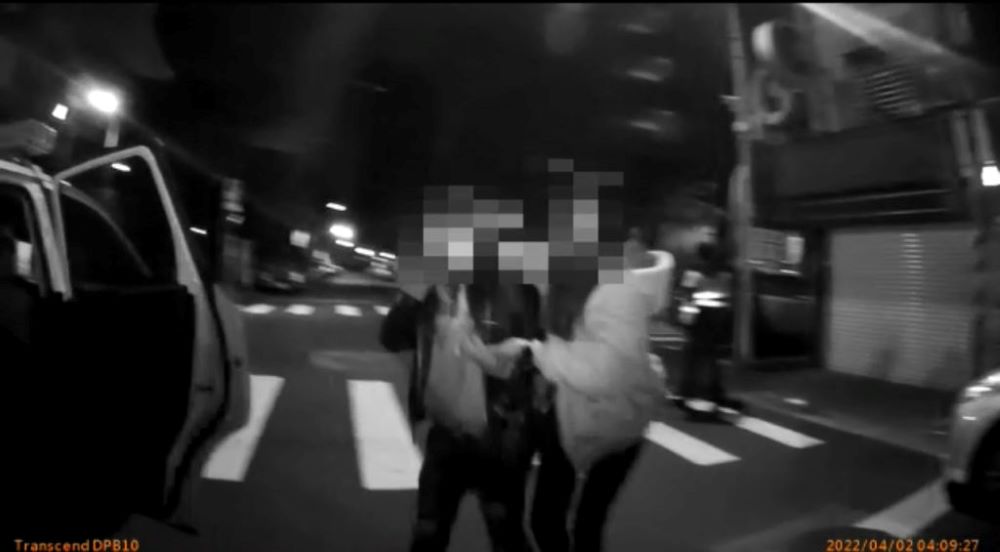 圖說：現場人員帶回派出所