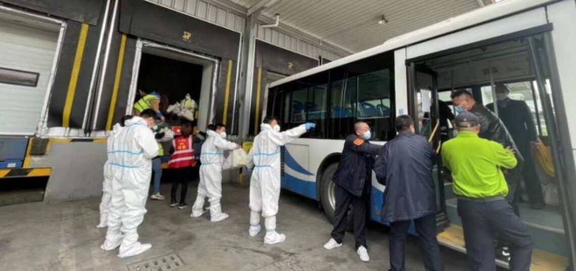 當蔬菜坐上公交車 上海全力保障2500萬市民的餐桌