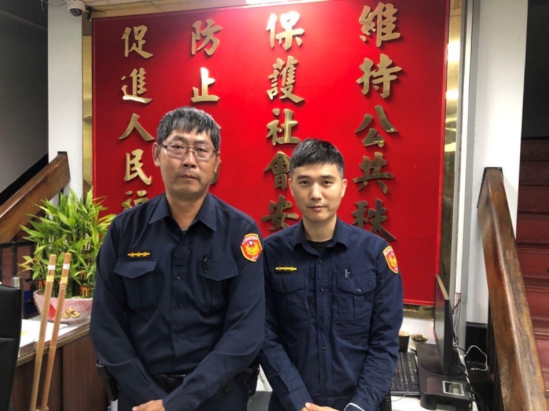 內湖警虎您安心 內湖警成功攔阻詐騙