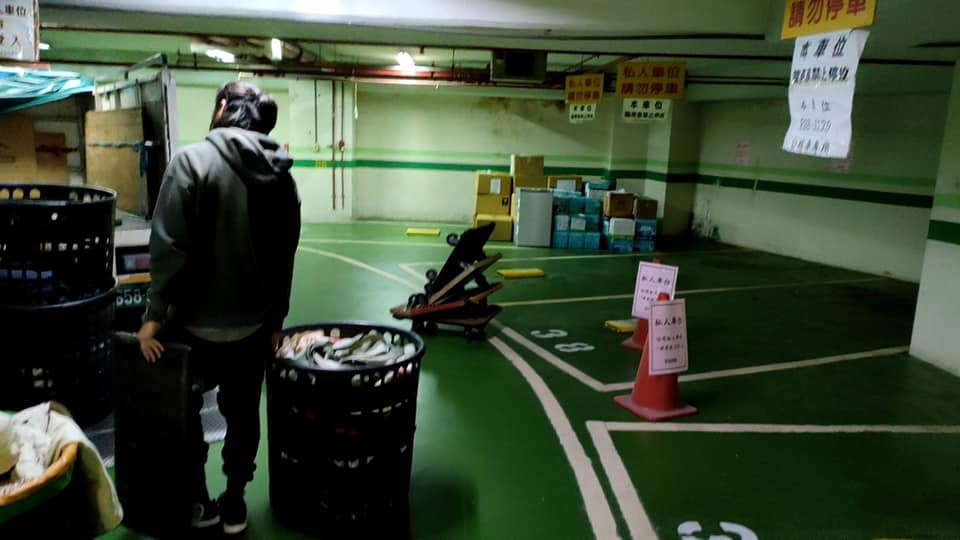 台開聲明稿表示吳子嘉等人利用清明假期,透過乙久利搬家公司,二度竊取台開公司財物。(圖/邱于芸提供)
