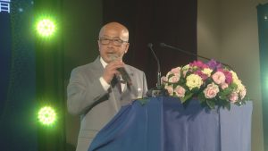國際扶輪3482地區總監許鈴裕致詞