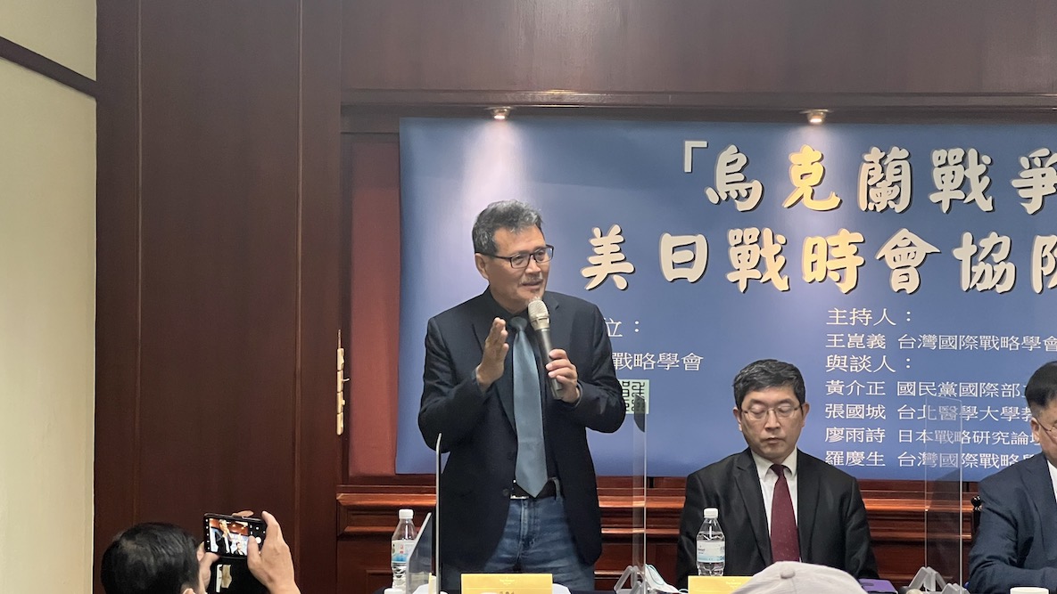 普丁戰爭罪/羅慶生:屠殺烏克蘭平民若屬實 俄羅斯應壯士斷腕 85 台灣國際戰略學會執行長羅慶生。
