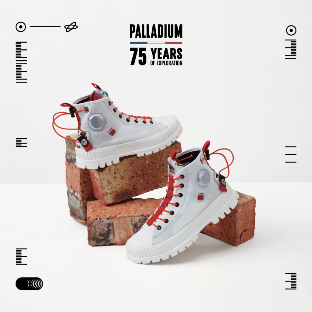 PALLASHOCK巧克力鞋搭載5公分的雙倍厚度巧克力大底，穿上後走上街頭便能成為眾所矚目的焦點