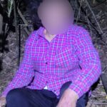 ▲邱姓阿嬤上山採竹筍至天黑都未歸,警消與救難人員全力搜尋,於晚間11點發現阿嬤呆坐竹林下 (圖/苗栗縣警察局 提供)