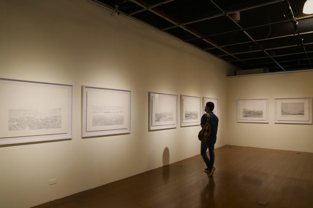 東海大學藝術中心展出「島嶼•光景 - 林文海創作展」(圖/東海大學提供)