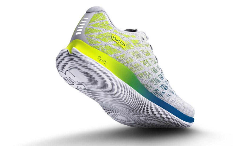UA FLOW Velociti Wind 2 鞋後跟創新結合TATAMI獨特織法,符合人體工學編織,完美貼合腳跟。