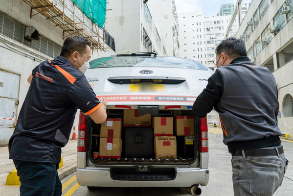 Lalamove聯同過百司機伙伴 為近200社福機構完成運送15萬件防疫物資