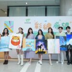 ▲星友齊獻畫助家扶。(圖/古曜威提供)