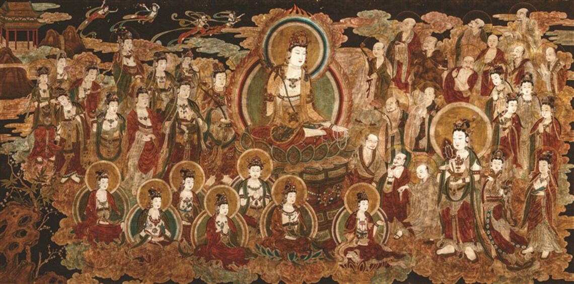 七世福千年古佛展 為疫情祈福消災障