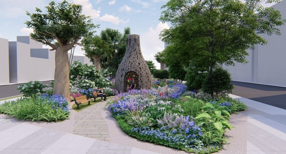 中市興進園道及太原園新亮點    打造自然花園廊帶