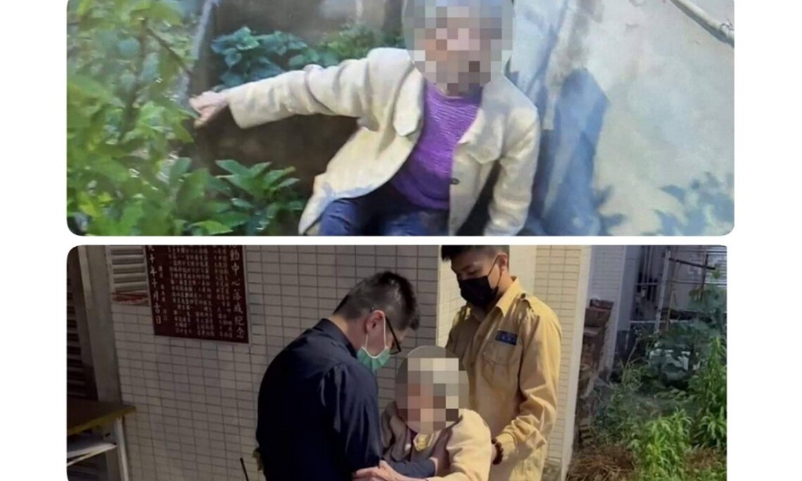 9旬老嫗摔跤呼救   後龍警冒雨馳援獲好評