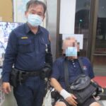 ▲58歲的黃姓身障民眾遭遇車禍無法工作,「警界菩薩」林志營轉介慈善團體,協助度過難關 (圖/台中市警察局 提供)