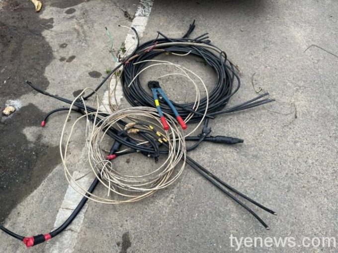 國際銅價上漲電線頻遭竊 大園警逮捕可疑男子 9 129036