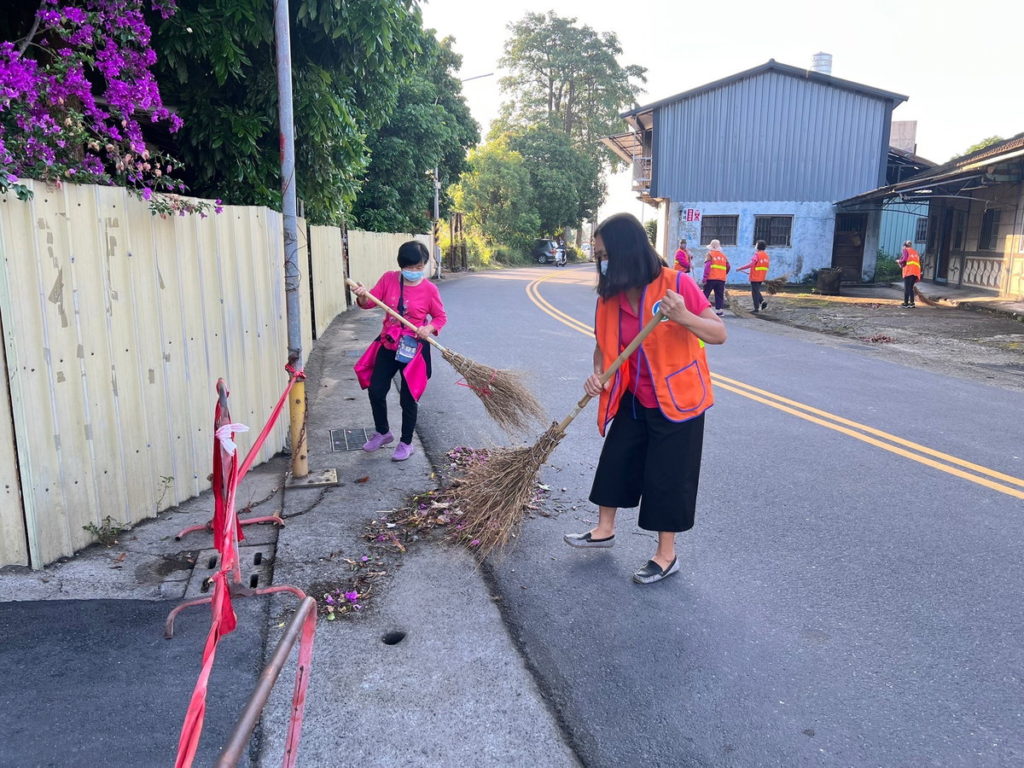 整潔的道路更是該里用心維護的成果